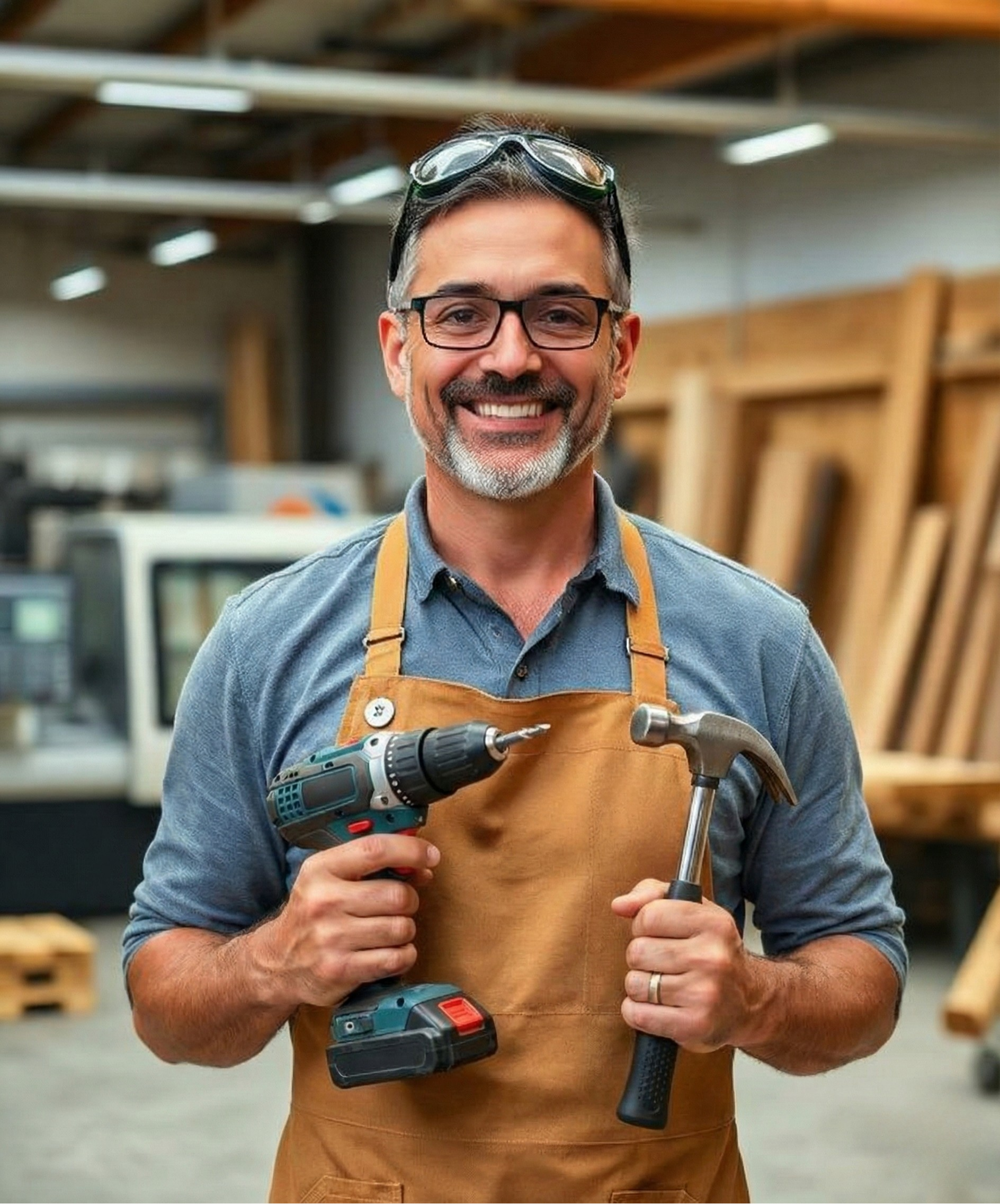 Luceandro na oficina